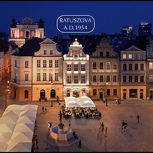 Ratuszova Stary Rynek Old Market Square Premium & Restaurant Ad 1954 Познань
